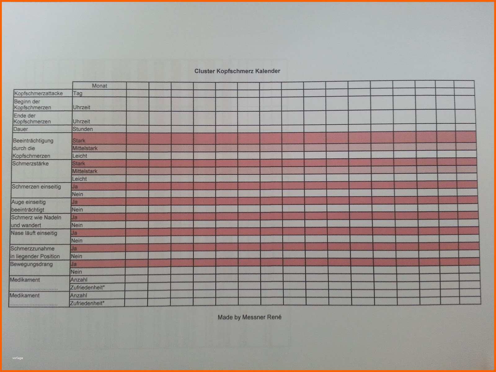 Erschwinglich Kopfschmerzkalender Zum Ausdrucken Kinderbilder Download