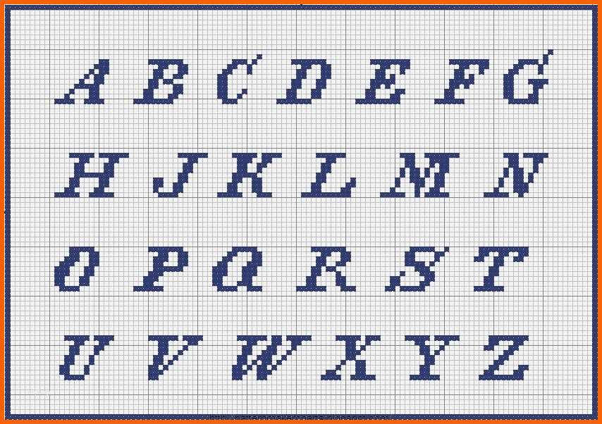 Erschwinglich Kostenlos Kreuzstich Buchstaben Vorlagen Gratis Gratis