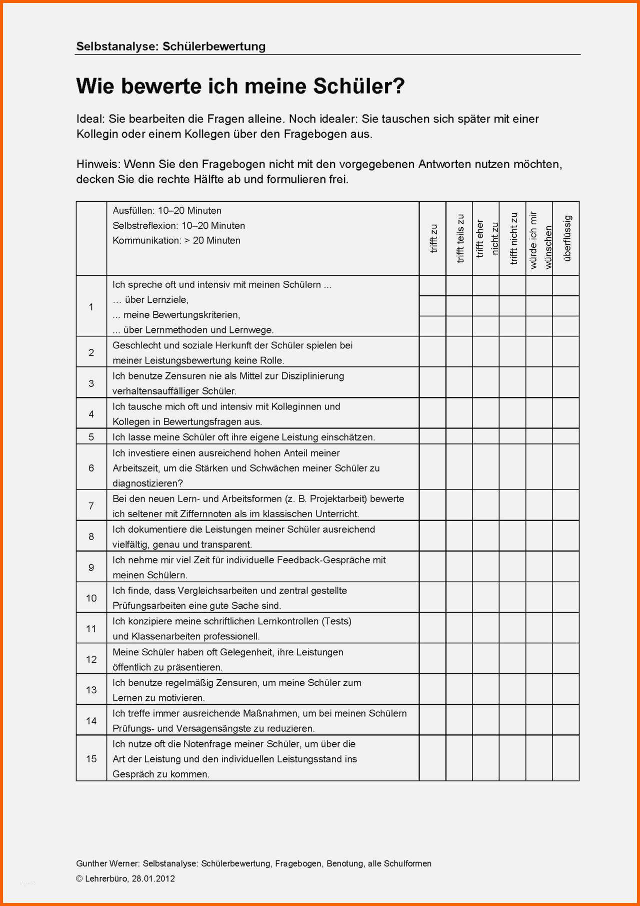 Erschwinglich Mitarbeitergespräch Vorlage Word Großartig