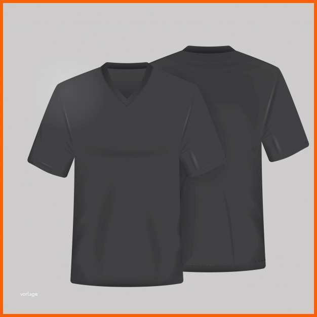 Erschwinglich Schwarzes T Shirt Vorlage