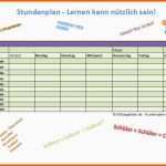 Erschwinglich Stundenplan Vorlage Excel Zum Ausdrucken Stundenplan