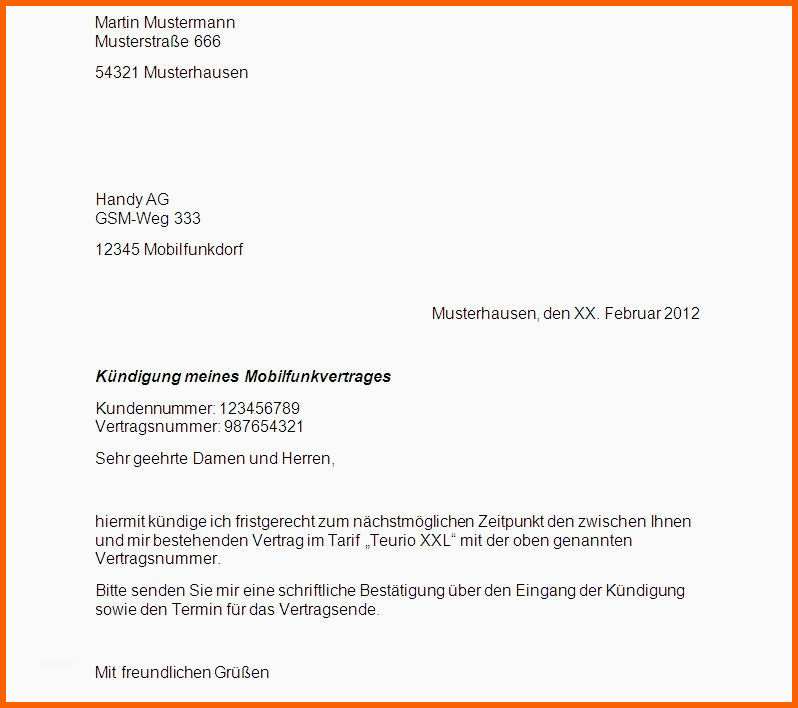Erschwinglich T Mobile Kündigung Vorlage österreich