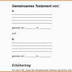 Erschwinglich Testament Vorlage Testament Vorlage