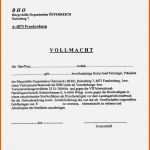 Erstaunlich 13 Vollmacht Muster Abholung