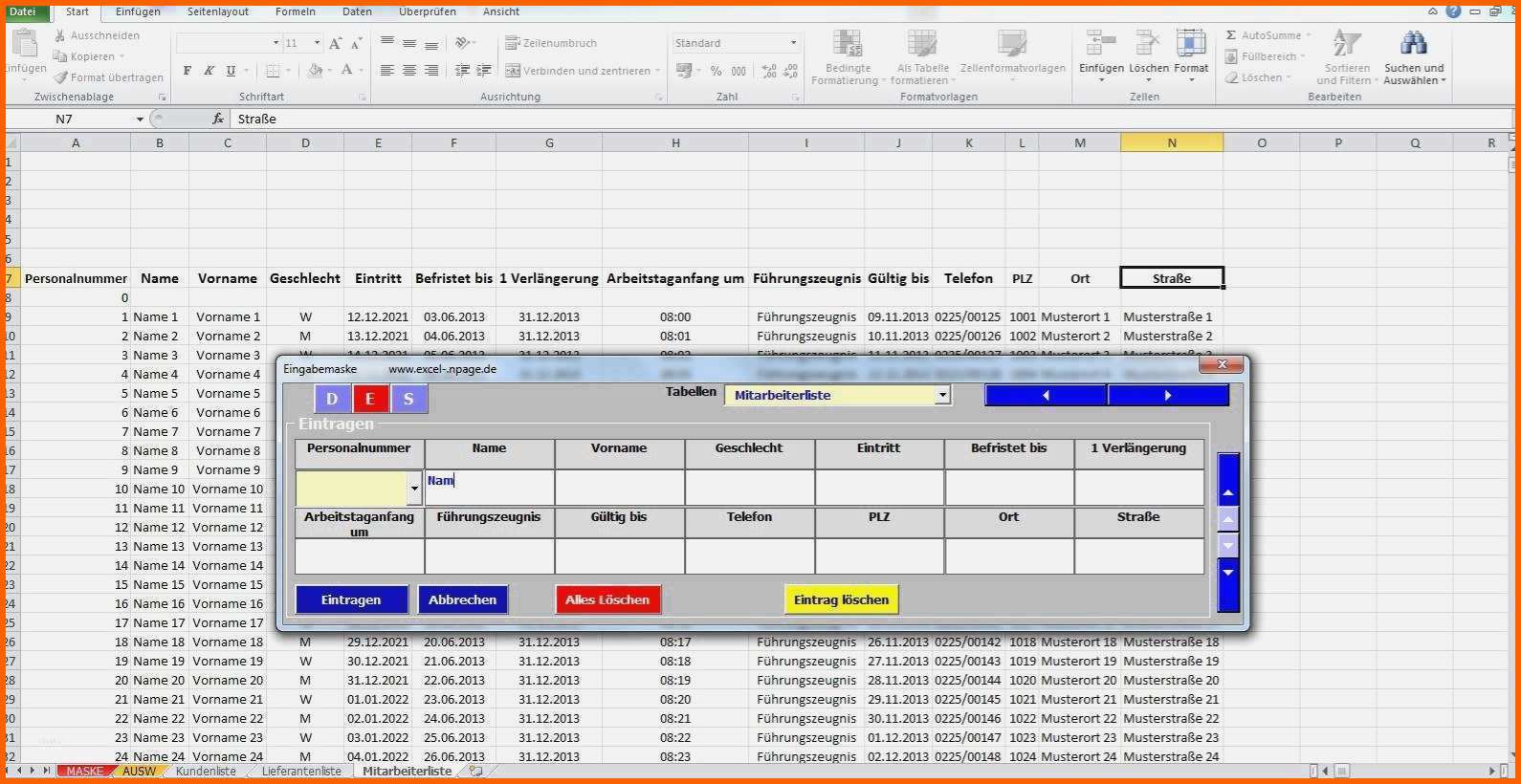 Erstaunlich 72 Großartig Excel Eingabemaske Vorlage Galerie