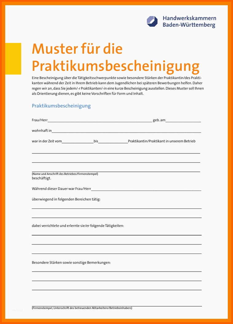 Erstaunlich 8 Bestätigung Praktikum Vorlage