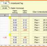 Erstaunlich Arbeitszeit Excel Vorlage Arbeitszeiterfassung Excel