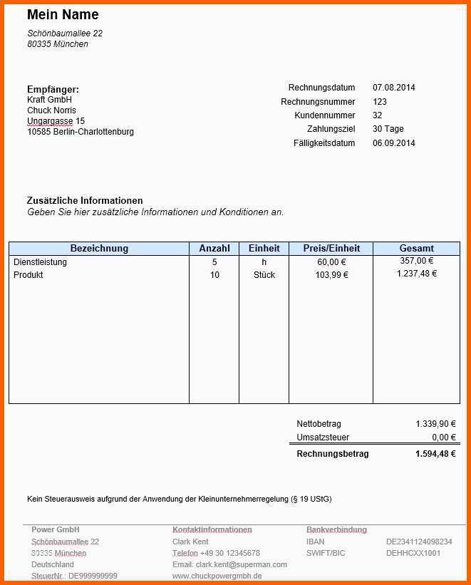 Erstaunlich Auftragsbestätigung Vorlage Pdf Beispiel
