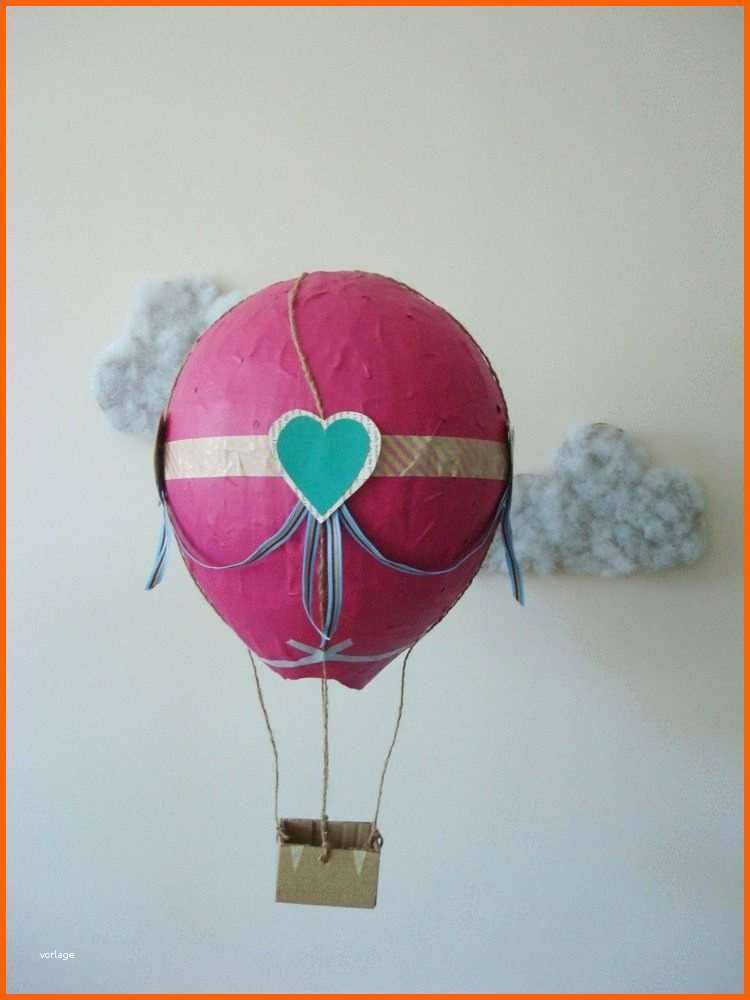 Erstaunlich Aus Pappmache Mini Heißluftballon Gestalten