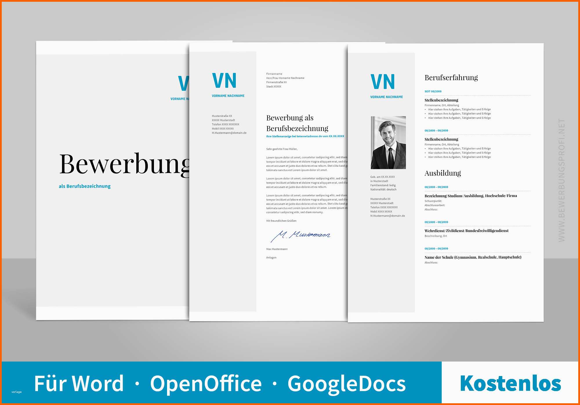 Erstaunlich Bewerbung Muster & Vorlagen Bewerbungsprofi Net