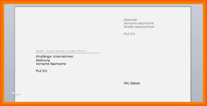 Erstaunlich Briefkopf Vorlage Word Kostenlos Einzigartig 10