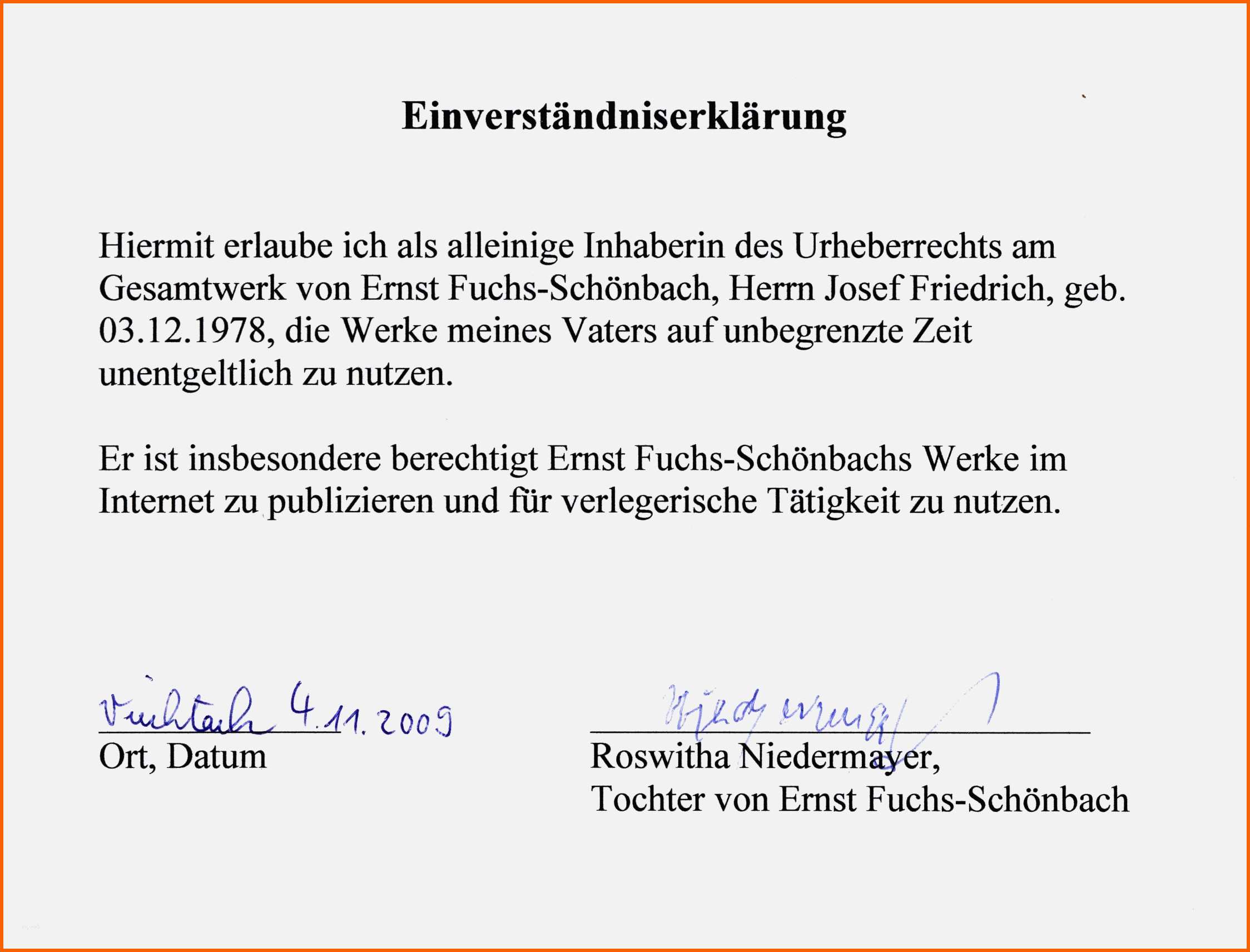 Erstaunlich Einverständniserklärung Der Eltern Vorlage Wunderbar File