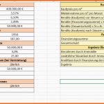 Erstaunlich Excel Vorlage Investitionsberechnung Für Immobilien