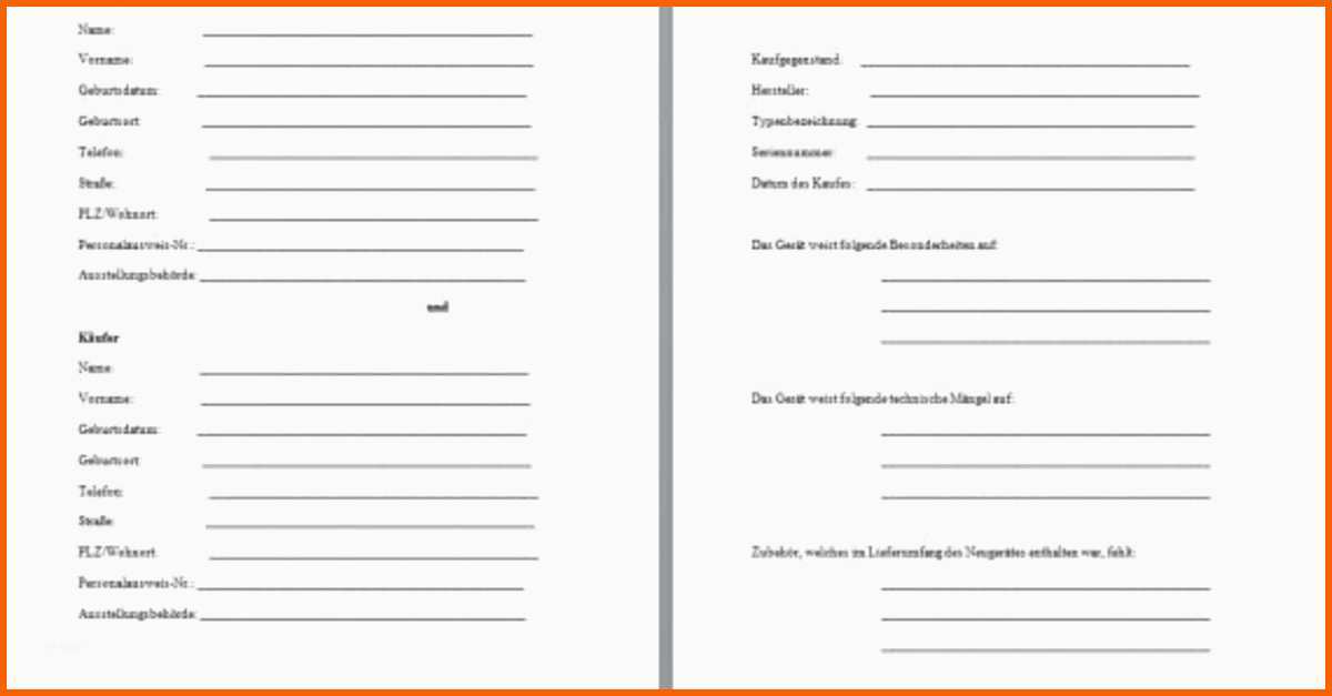 Erstaunlich Kaufvertrag Download
