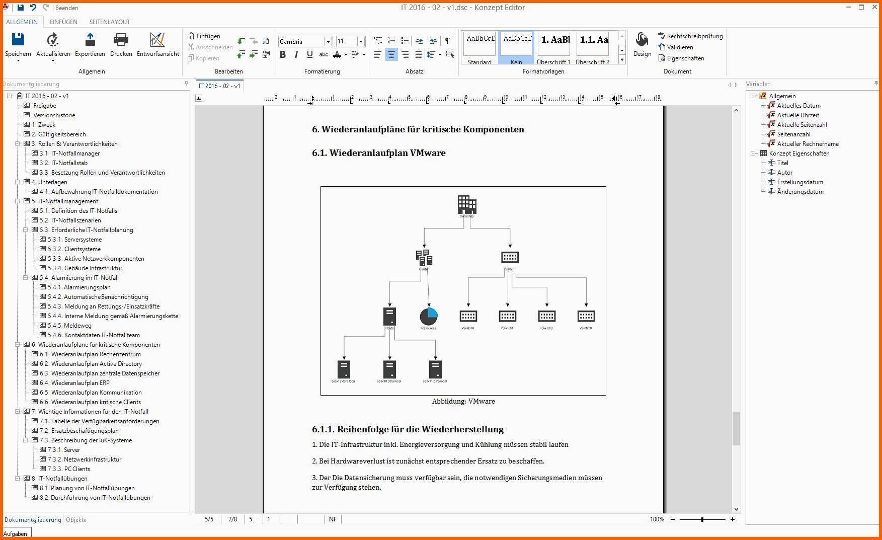 Erstaunlich Konzept Vorlage Word Erstaunlich It Handbuch Und It