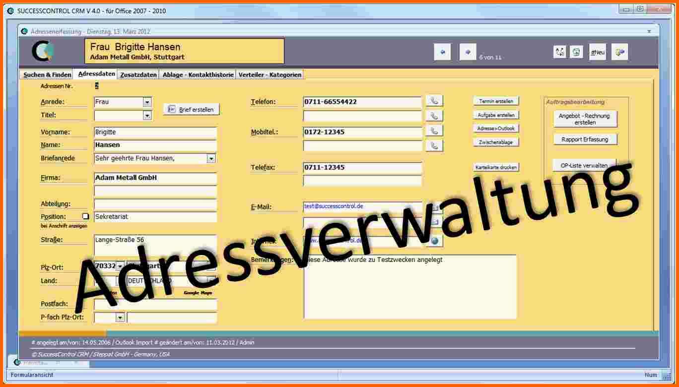 Erstaunlich Kundenverwaltung Excel Vorlage Kostenlos – De Excel