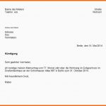 Erstaunlich Kündigung Eines Mietvertrages Mit Vorlage Ganz Einfach – Giga