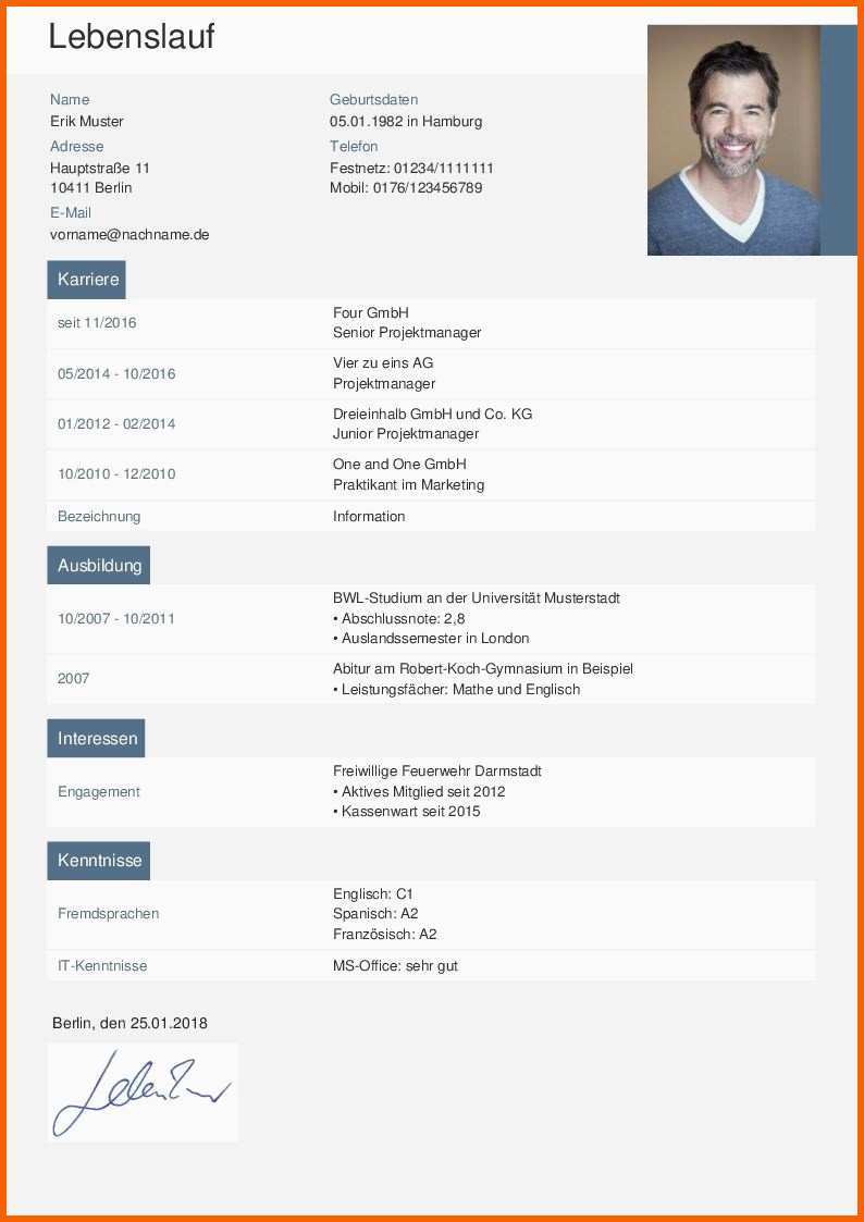 Erstaunlich Lebenslauf Vorlage Schueler Cv Vorlagen – Guten