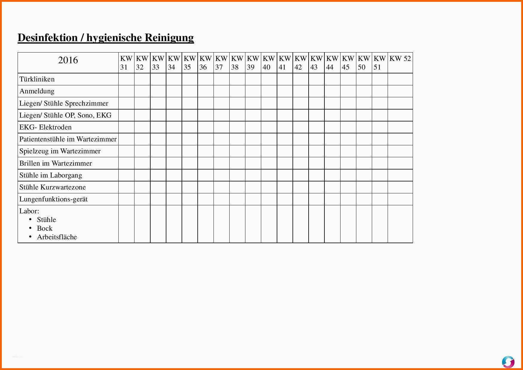 Erstaunlich Putzplan Treppenhaus Vorlage Excel