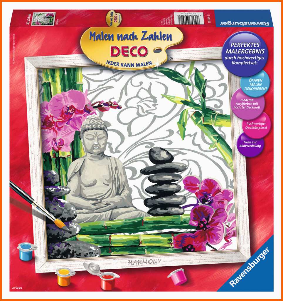 Erstaunlich Ravensburger 3 Malen Nach Zahlen Harmony 30x30