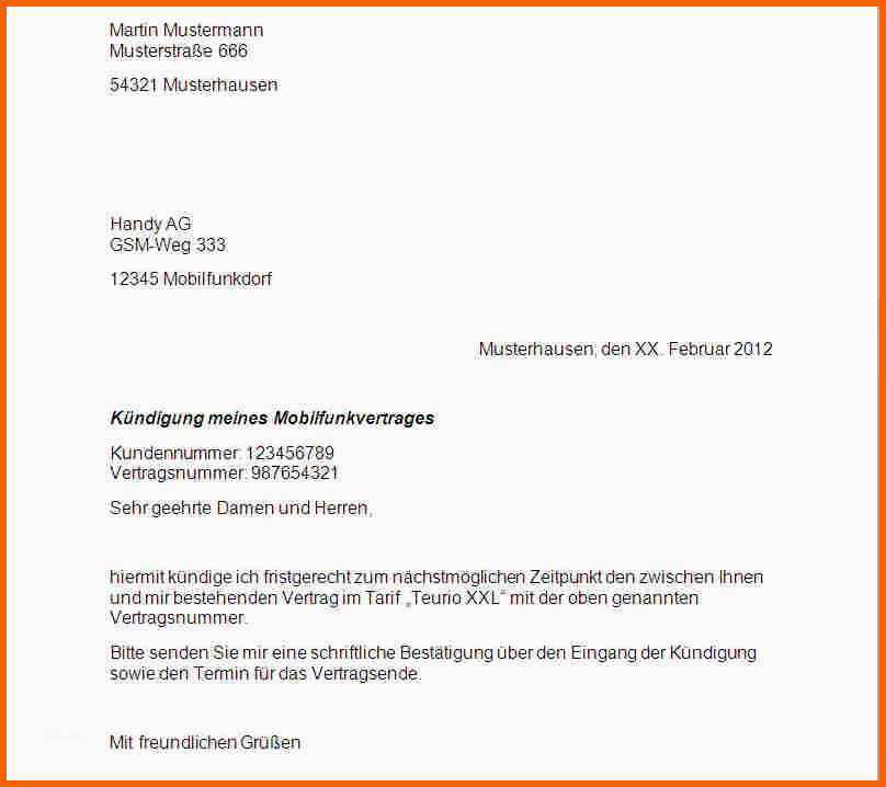 vorlage kundigung handyvertrag vodafone sus 15 vodafone kundigung vorlage