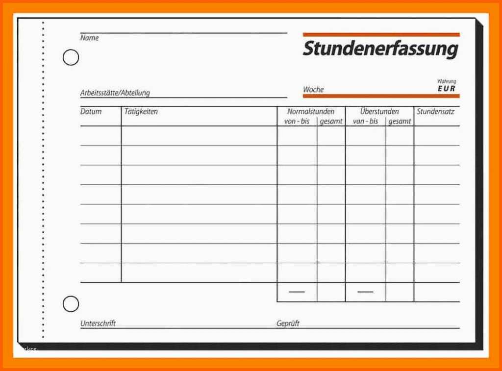 Erstaunlich Vorlage Zur Dokumentation Der Täglichen Arbeitszeit Datev