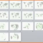 Erstaunlich Weltkarte Powerpoint Vorlage Vektor Karte Mit Allen Ländern