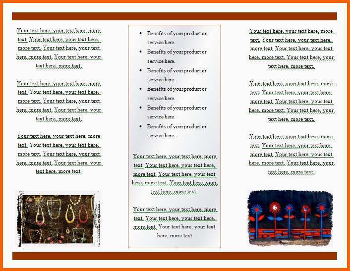 Erstaunlich Word Vorlage Flyer 3 Spaltig – Wordde