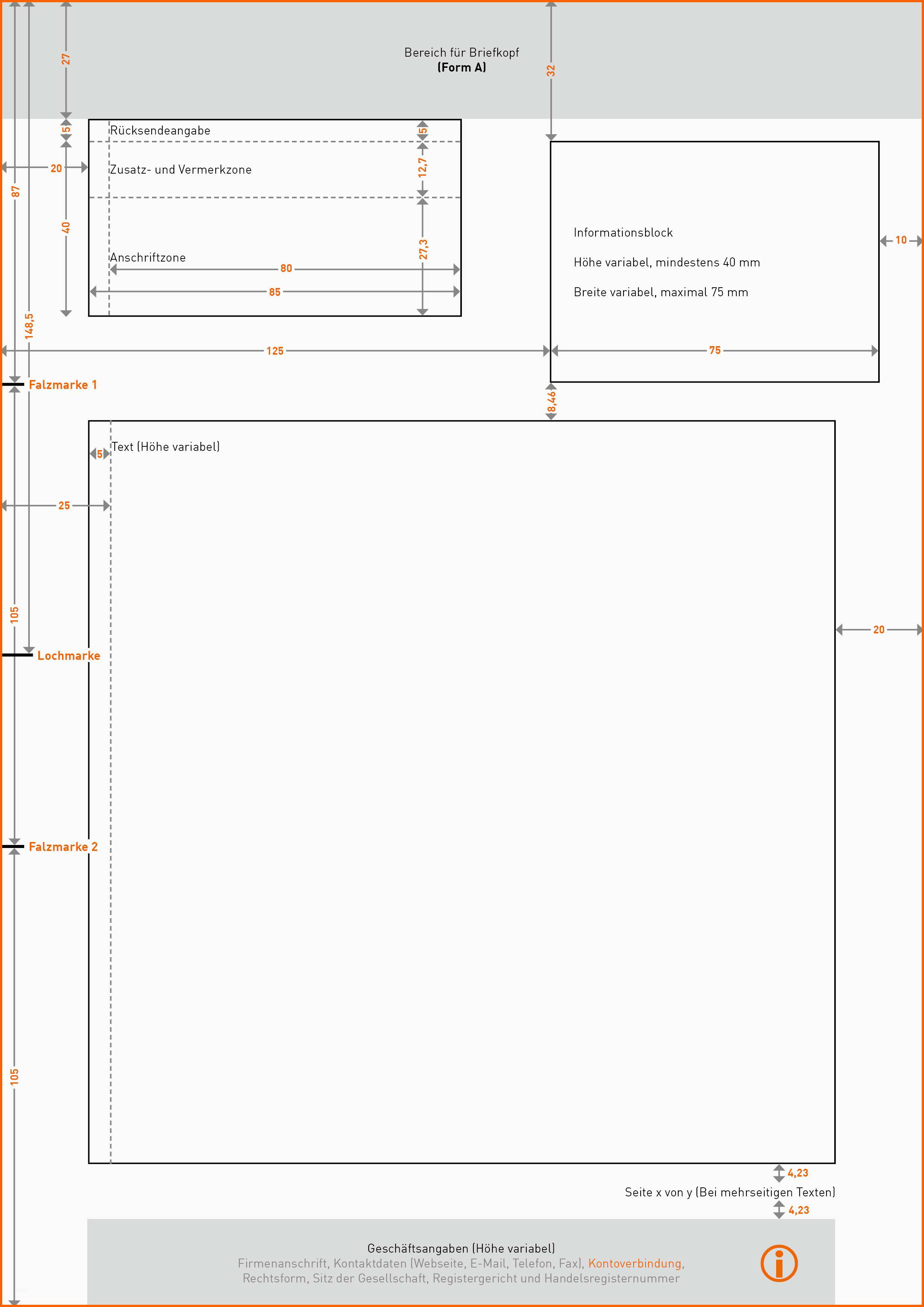 Exklusiv 13 Briefpapier Din 5008 Vorlage