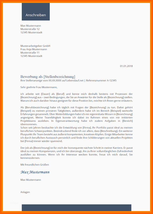 Exklusiv 14 Bewerbung Beim Alten Arbeitgeber Anschreiben Muster