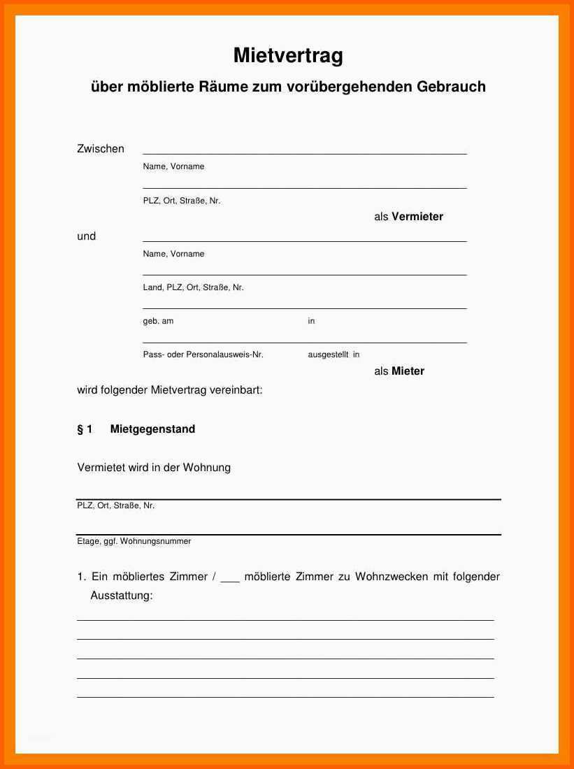 Exklusiv 16 Kündigung Vorlage Wohnung