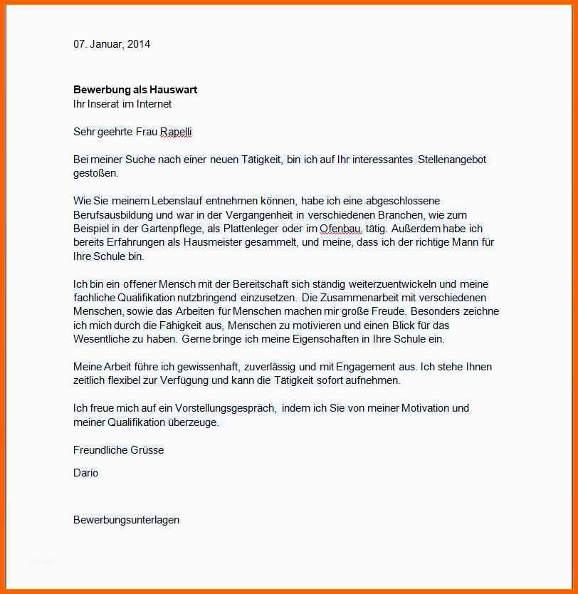 Exklusiv 17 Anschreiben Bewerbung Mcdonalds