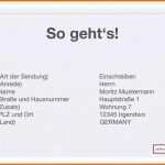 Exklusiv 20 Beschriftung Brief A4
