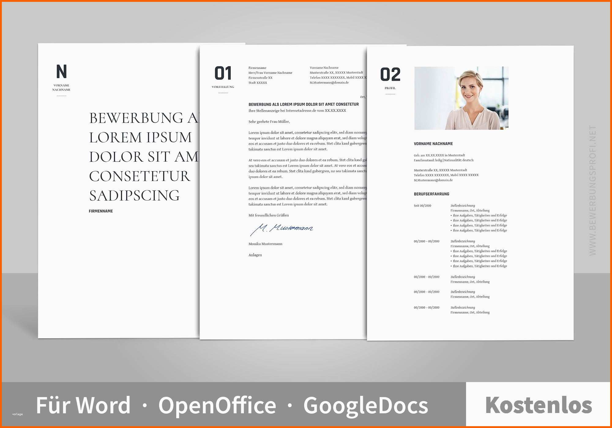 Exklusiv 20 Lebenslauf Vorlage Openoffice