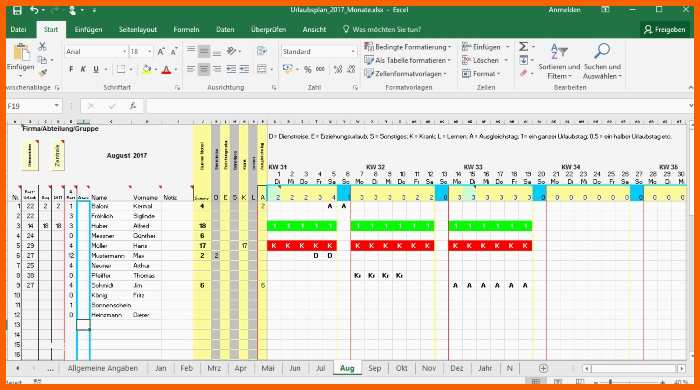 Exklusiv Add In World Smarttools Urlaubsplaner Für Excel