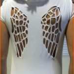 Exklusiv Angel Wings Cut Out Tee · How to Cut Up A top · No Sew On