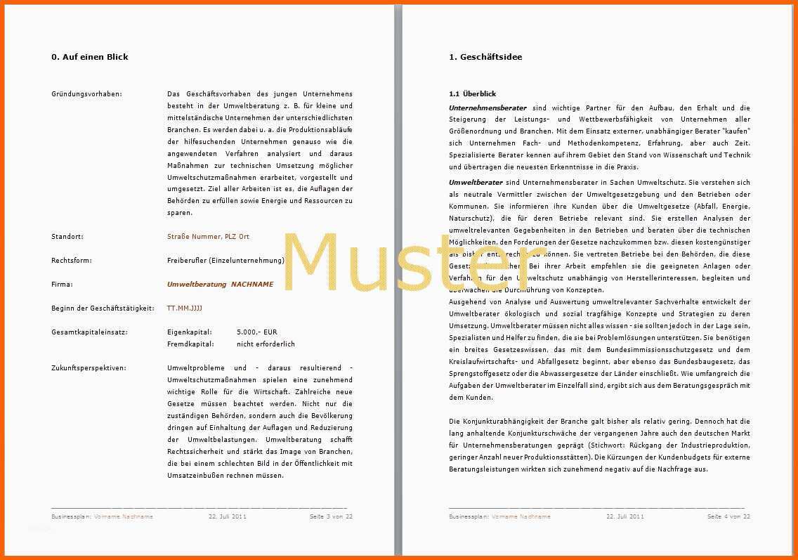 Exklusiv Autovermietung Businessplan Vorlage