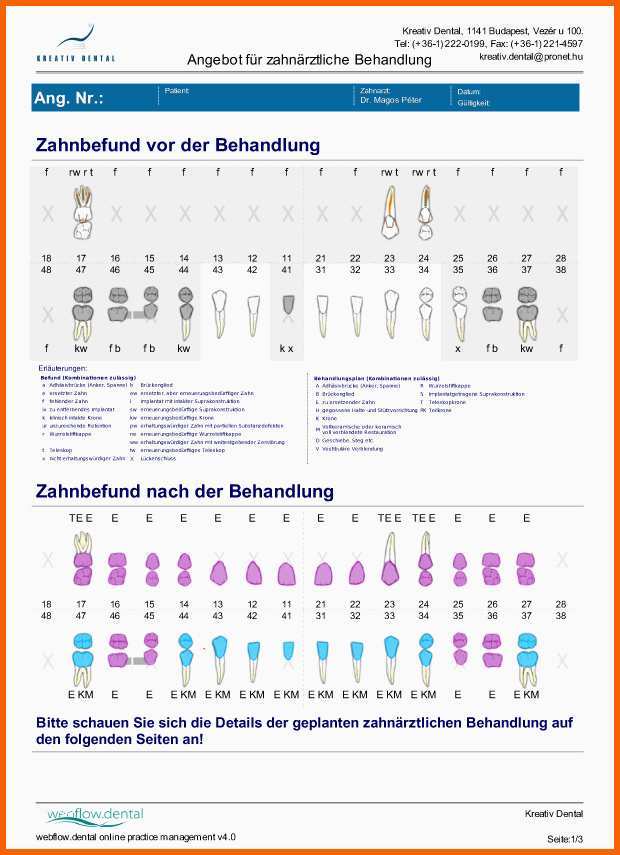 Exklusiv Beispiel Eines Heil Und Kostenplanes
