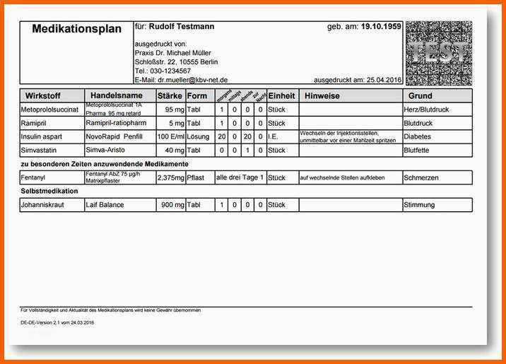 Exklusiv Bundeseinheitlicher Medikationsplan