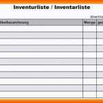 Exklusiv Die Fabelhaften Inventurliste Vorlage