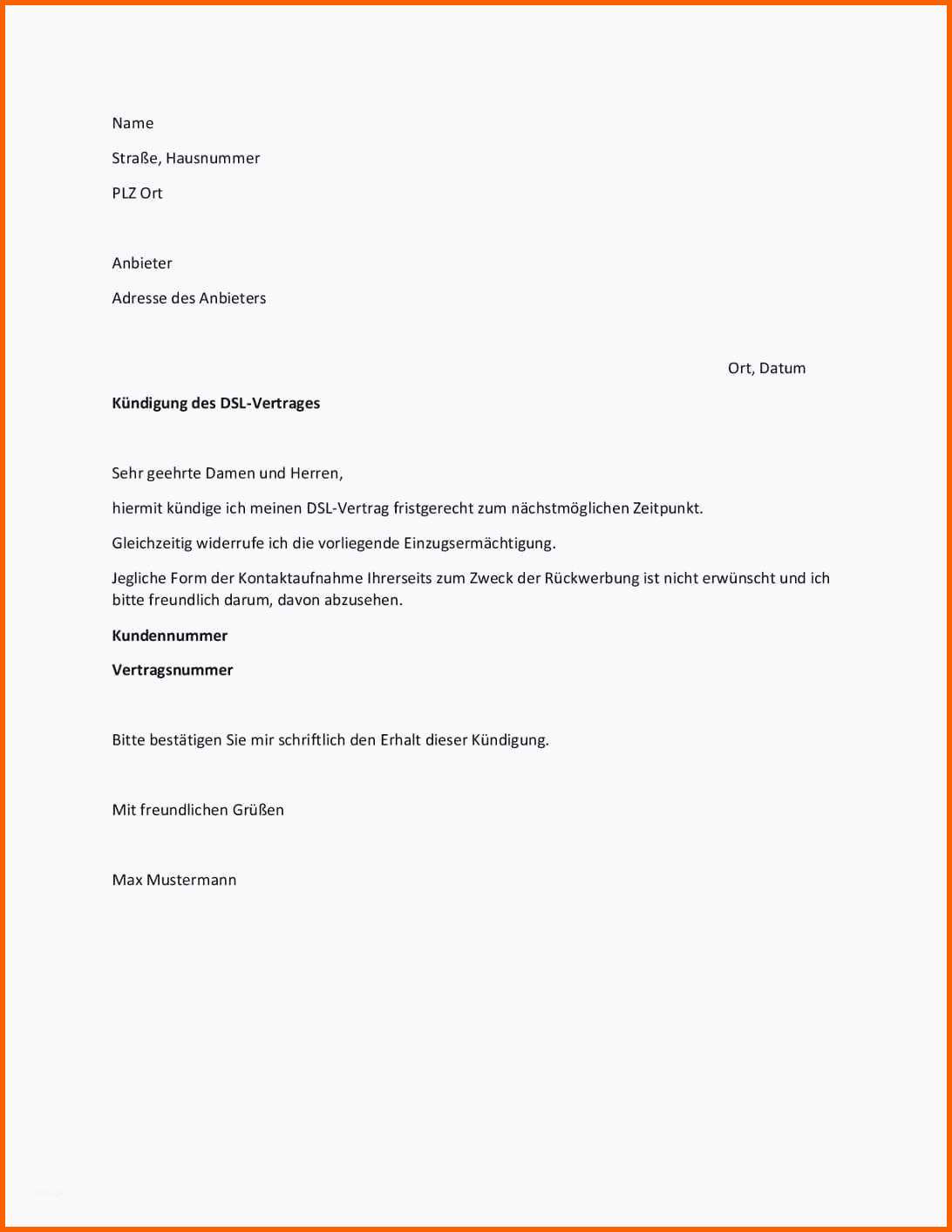Exklusiv Einzugsermächtigung Kündigen Vorlage Ansprechend