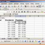 Exklusiv Excel Preisliste Erstellen Pctipp