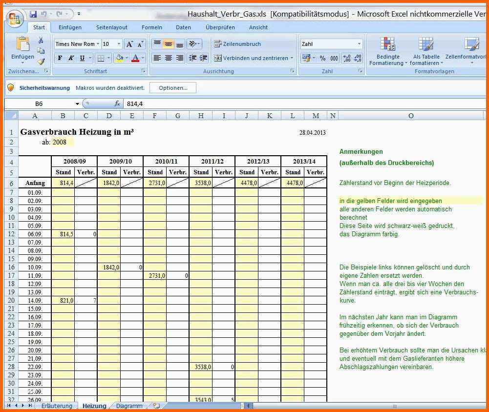 Exklusiv Excel Tabelle Vorlage Erstellen – Kostenlos Vorlagen