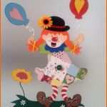 Exklusiv Fensterbild Clownmädchen Fasching Karneval Dekoration