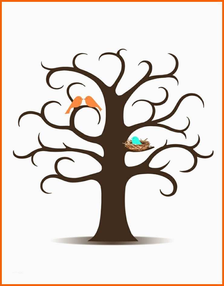 Exklusiv Fingerabdruck Baum Vorlage & andere Motive Kostenlos Zum