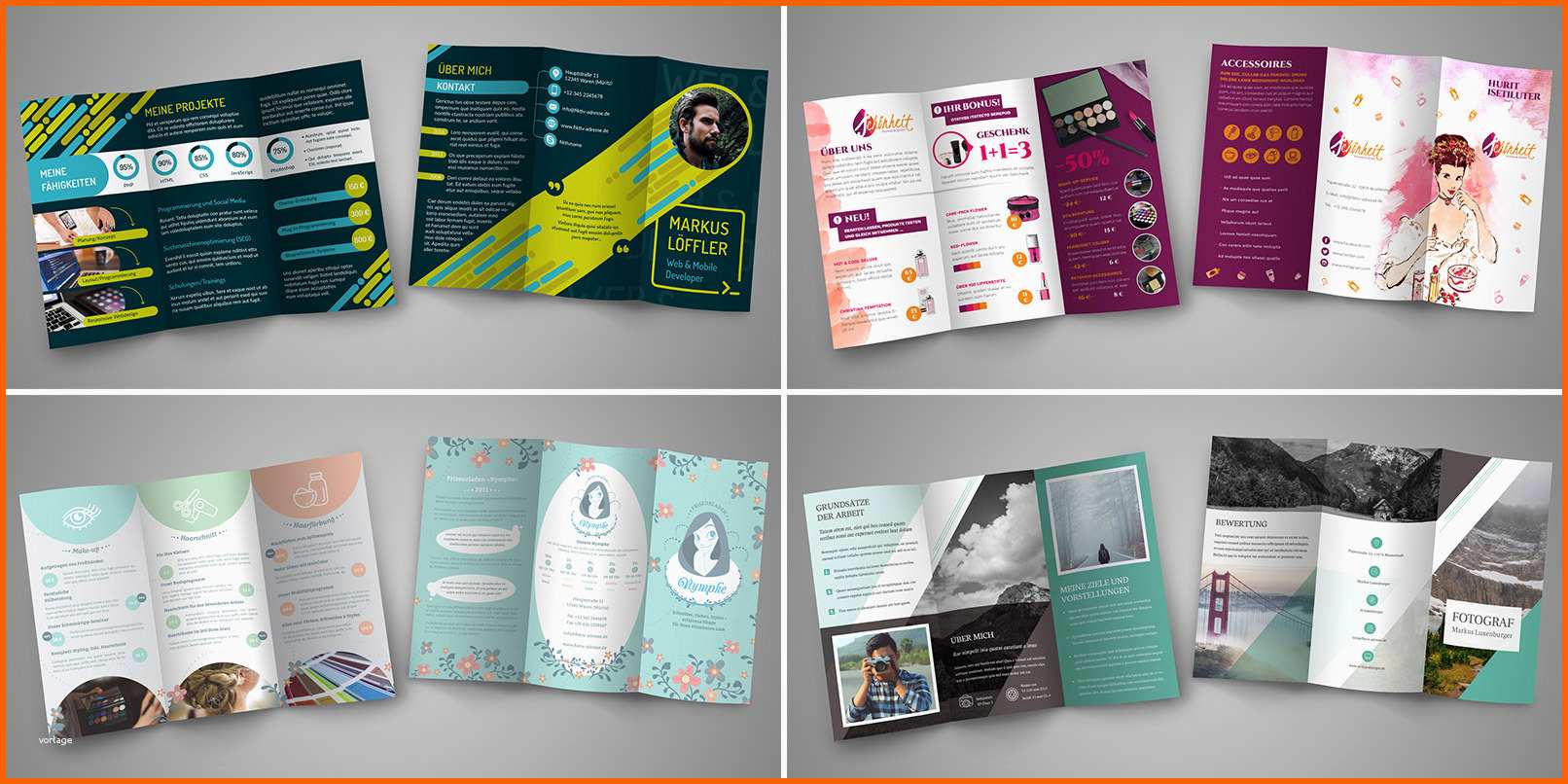 Exklusiv Flyer Und Folder Gestalten – Fertige Design Vorlagen