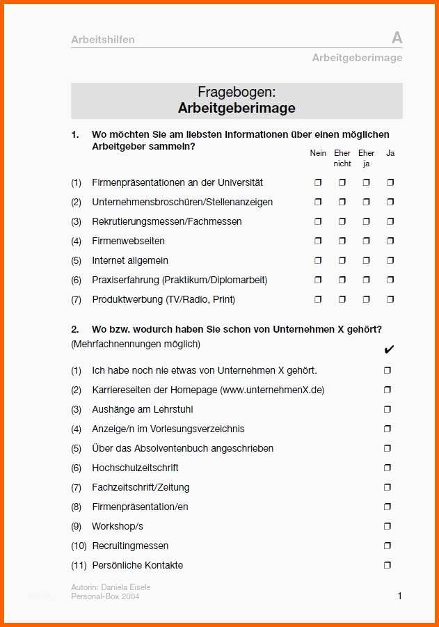 Exklusiv Fragebogen Vorlage Word 2010 Download Bewerbung Design