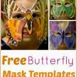 Exklusiv Free butterfly Mask Templates Fasching