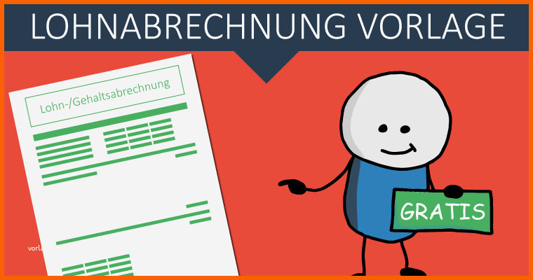 Exklusiv Gratis Lohnabrechnung Vorlagen