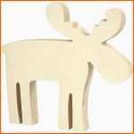 Exklusiv Holz Elch 15 X 14 X 1 6 Cm